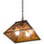 Luminaire suspendu géométrique 2 lumières simple Wynsum