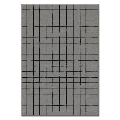 Luxurious Velvet Area Rug, 2.6 x 4.6 Feet, 100% Polyester, 740 g/m² | Non-Slip Felt Dot Underside, Laminated Sponge for Comfort | Easy Machine Washable | Modern Digital Print Design, Perfect for Any Room