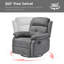 Fauteuil inclinable pivotant à 360 ° pour les petits espaces, la chambre à coucher et le salon-2058359524