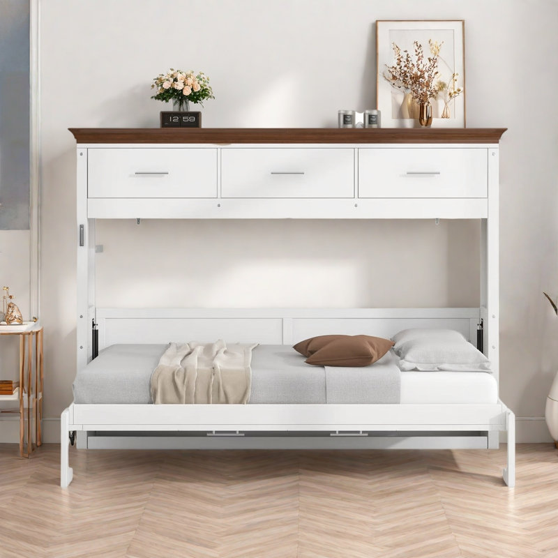 Murphy Bed With 3 Drawers