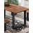 Acacia Solid Wood Top Metal Base Dining Table-1329187562-1329187567-1329187558