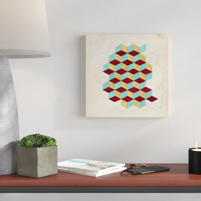 Geometric Pattern Play II by Naomi McCavitt - Wrapped Canvas Print