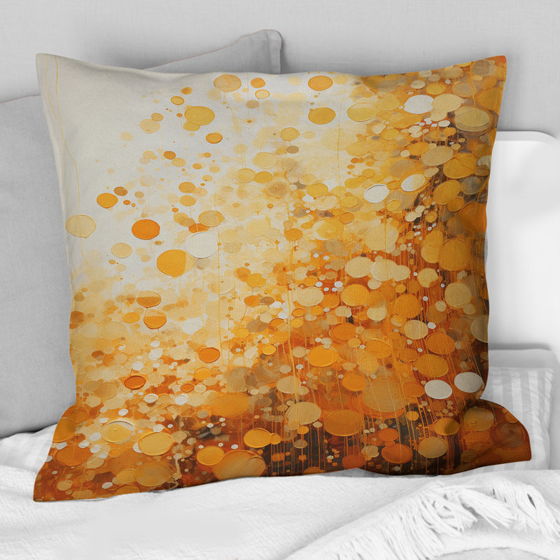 Coussin Golden Harvest II - Abstract Landscape