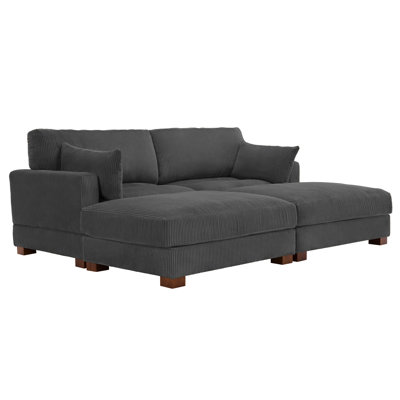 Stoneville Corduroy Sectional Symmetrical