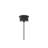 Nut Suspension Pendant - E26 Base - Yellow Shade - Matte Black-3917585-54730509-3917582