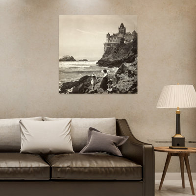 Cliff House II Vintage Architecture Art