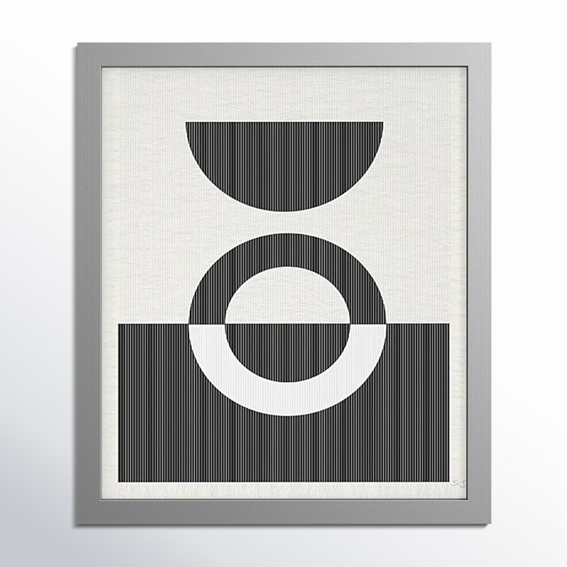 Eclipse III, 15" H x 13" W x 0.75" D, Matte Silver Framed