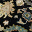 Tapis noir crocheté à la main Dharmendera-325146349