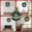 Horloge murale renne d'hiver
