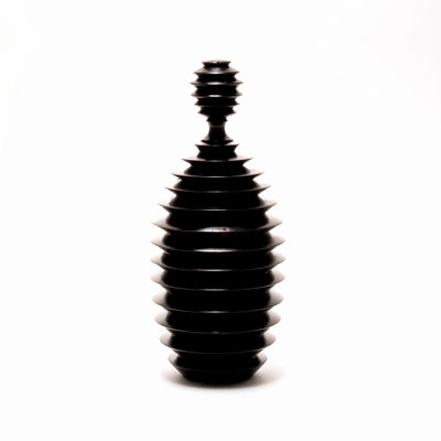 Ebony Wood Collection Wood Jar