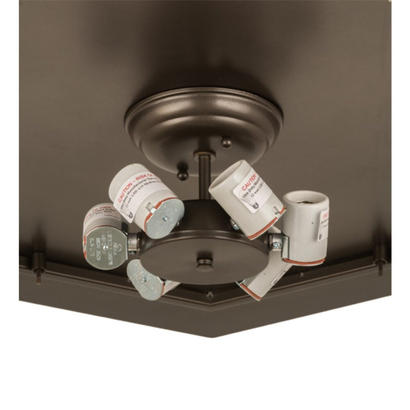 Thulelo Glass Flush Mount