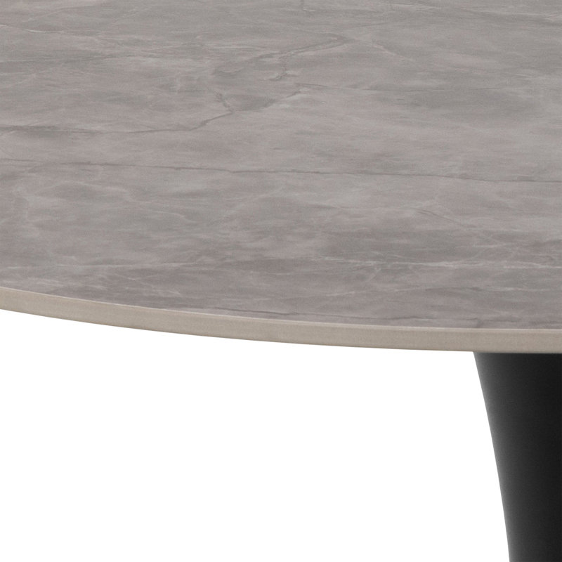 Verdel Round Dining Table, Grey