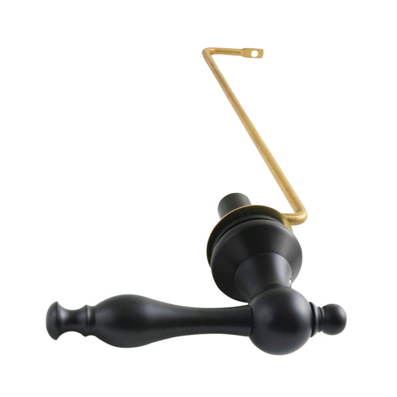 Kingston Brass Naples Side Mount Toilet Tank Lever, Matte Black