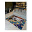 Tapis décoratif moderne à motif floral avec motif de trois chevaux nobles-1265582591