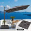 11' X 9' Rectangular Cantilever Umbrella, Base Included-1772497468