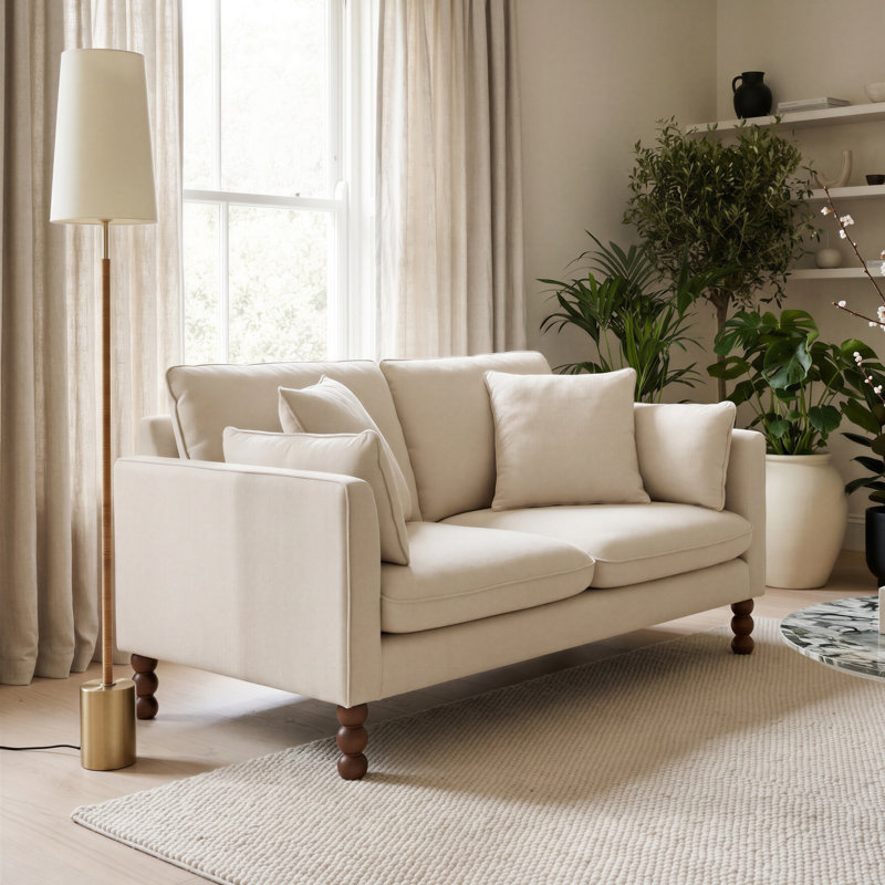 Sofa, Beige Chenille, 2