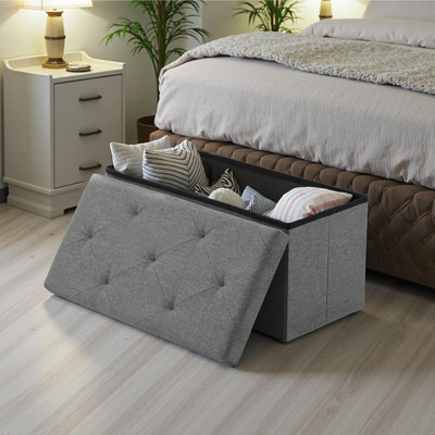 Repose-pieds avec rangement 30 ", repose-pieds avec rangement