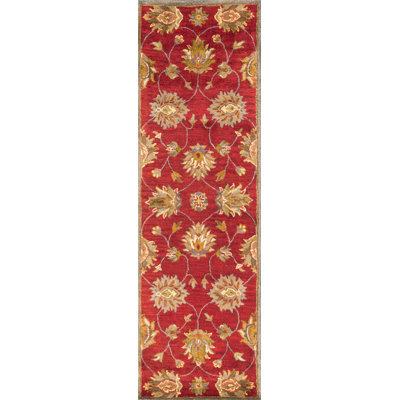 Blarwood Oriental Handmade Tufted Wool Area Rug