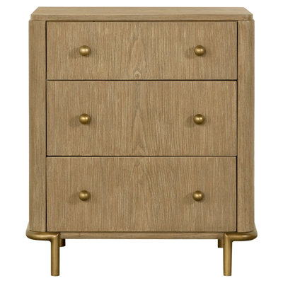 Maxine 3-drawer Nightstand Sand Wash