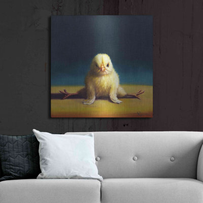 «Yoga Chick Front Split» par Lucia Heffernan