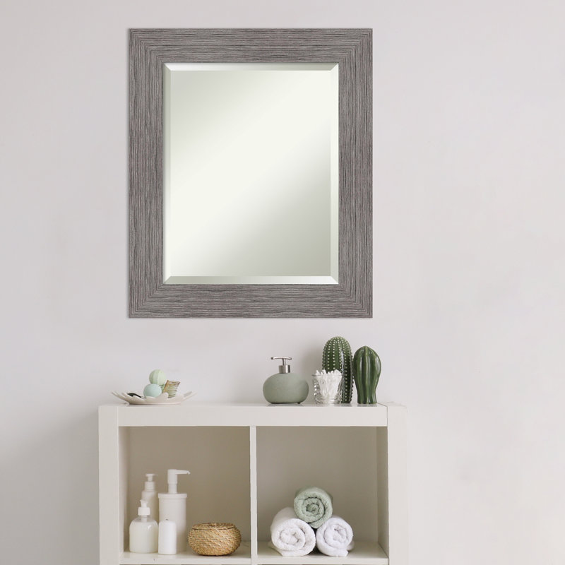 Eliakim Flat Wall Mirror, 25.38" x 21.38"