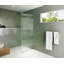 Gaia 30 in. x 78 in. Frameless Fluted Single Fixed Shower Panel-1007544054