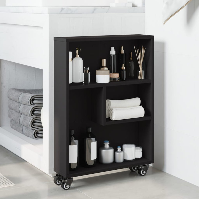 Ricaria 68cm H x 48cm W Bookcase, Black