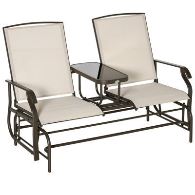 Chamond Metal Outdoor Bench