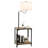 360° Rotatable Floor Lamp With End Table And USB Charging Ports