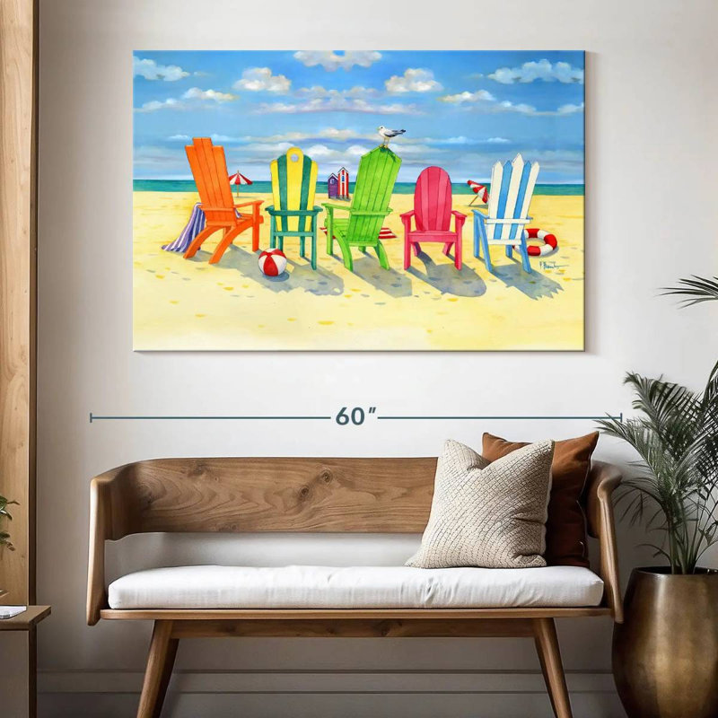 Chaise de plage Brighton, H 34 po x l 51 po