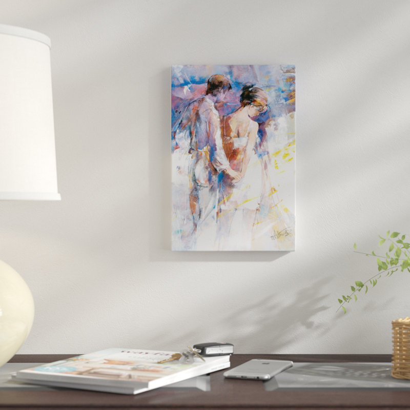 « my love i », impression sur toile, H 12 po x l 8 po x P 0,75 po, Toile tendue, Pas de tapis