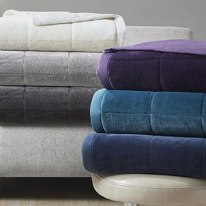 Couverture réversible en duvet HeiQ Smart, Ivoire ivoire, Très grand lit