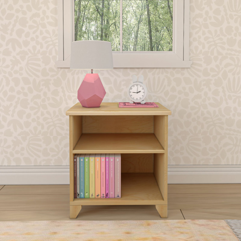 Grande table de chevet Aileana, Naturel