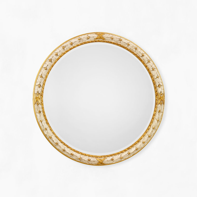 BIANCA White Mirror, 32.5" x 32.5"