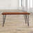 Jaymi Rectangular with Iron Base Dining Table-36930420