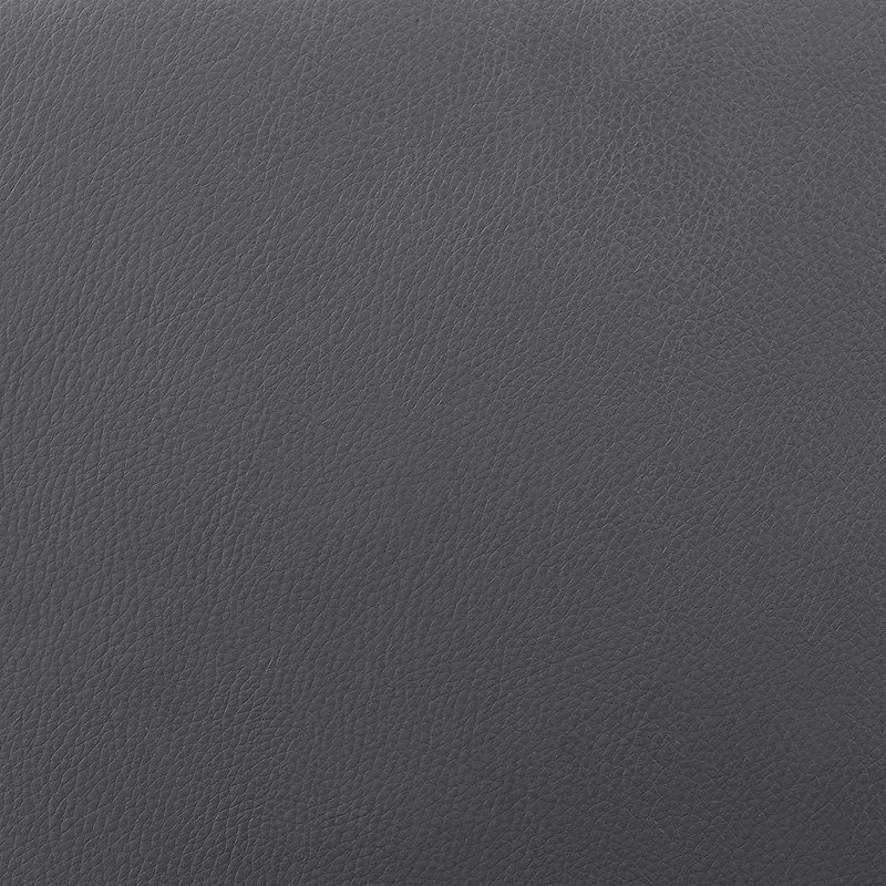 Aiken Swivel Counter or Bar Height Bar Stool with Arms in Faux Leather, Plywood and Metal Footrest, Grey Faux Leather, Black