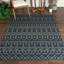 Tapis d'intérieur / extérieur bleu Marshanna-59721905