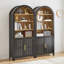 Bibliothèque de rangement arquée 71 "