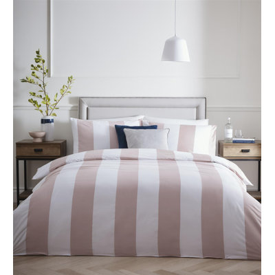 Caswell Striped Duvet Cover Set with Pillowcases