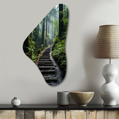 Hanalee - USA Boomerang Shape Assymterical Metal Wall Art