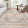 Medallion Non Slip Washable Rug(Orange)