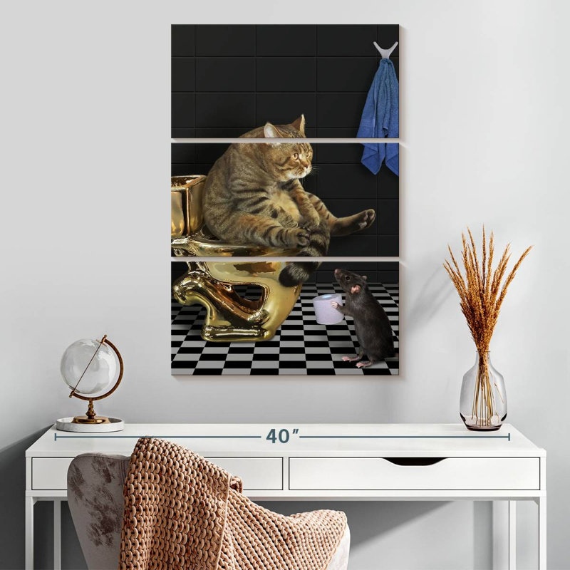 Toilette pour chat et rat Ketti, H 32 po x l 20 po