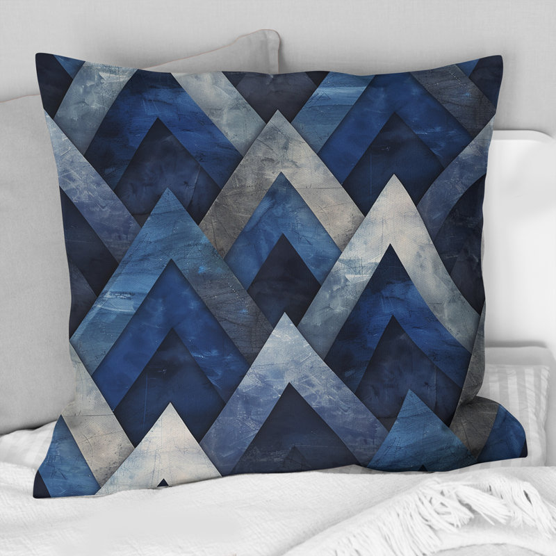 Coussin Blue I, H 18 po x l 18 po
