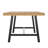 Willyard Commercial Grade Indoor/Outdoor Rectangular Acacia Wood Patio Dining Table