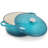 MegaChef 6.35 Quart Round Enameled Cast Iron Dutch Oven with Self Basting Lid-104799593