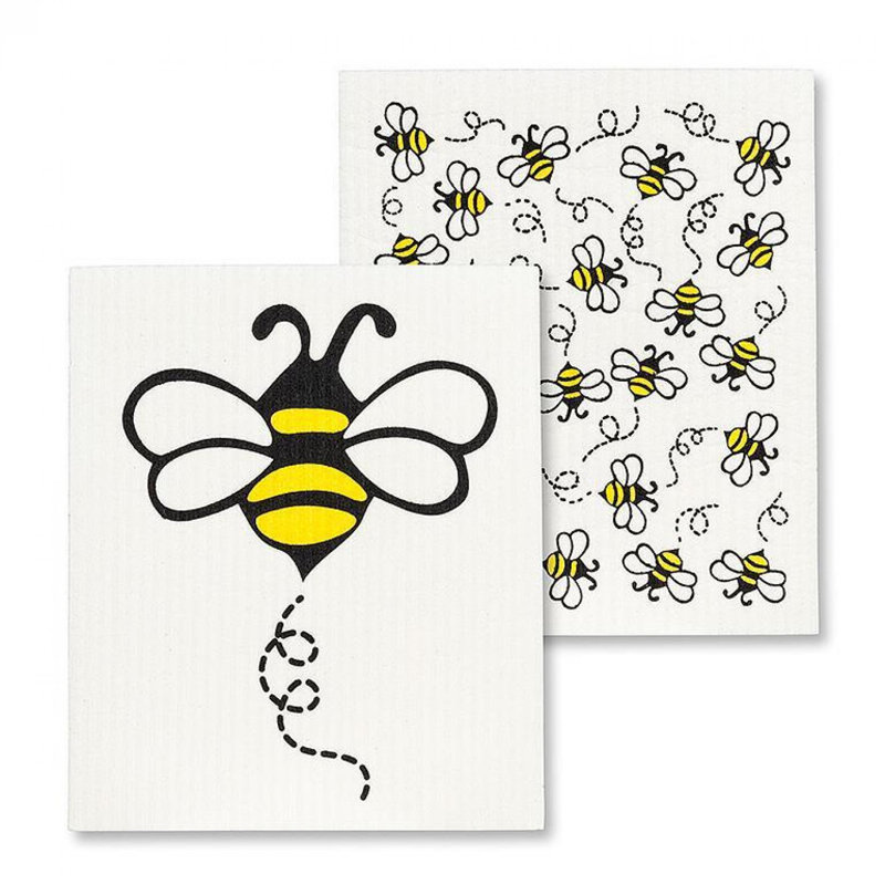 Allover Bees Dishcloth