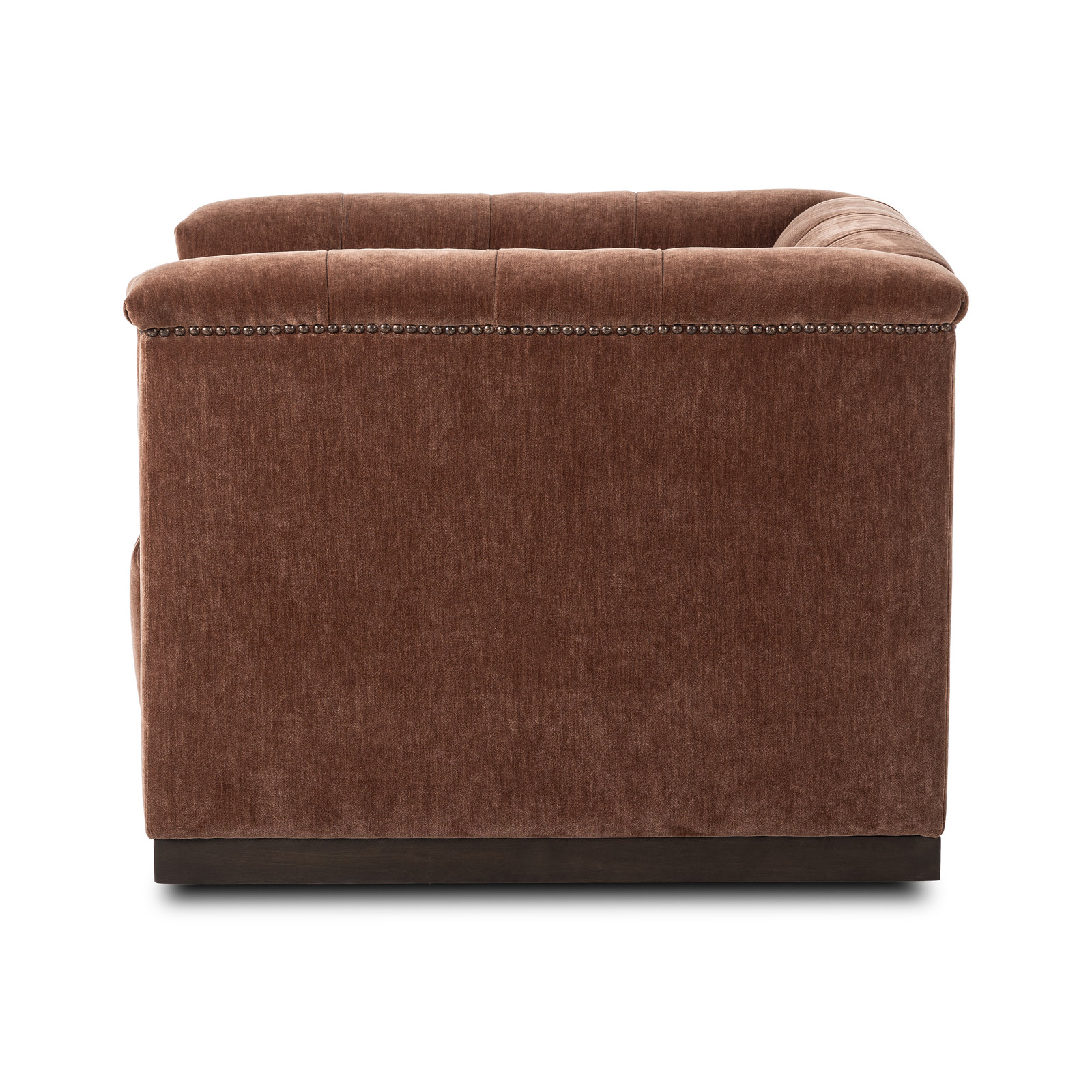 Byer Swivel Armchair, Amici Tobacco Velvet