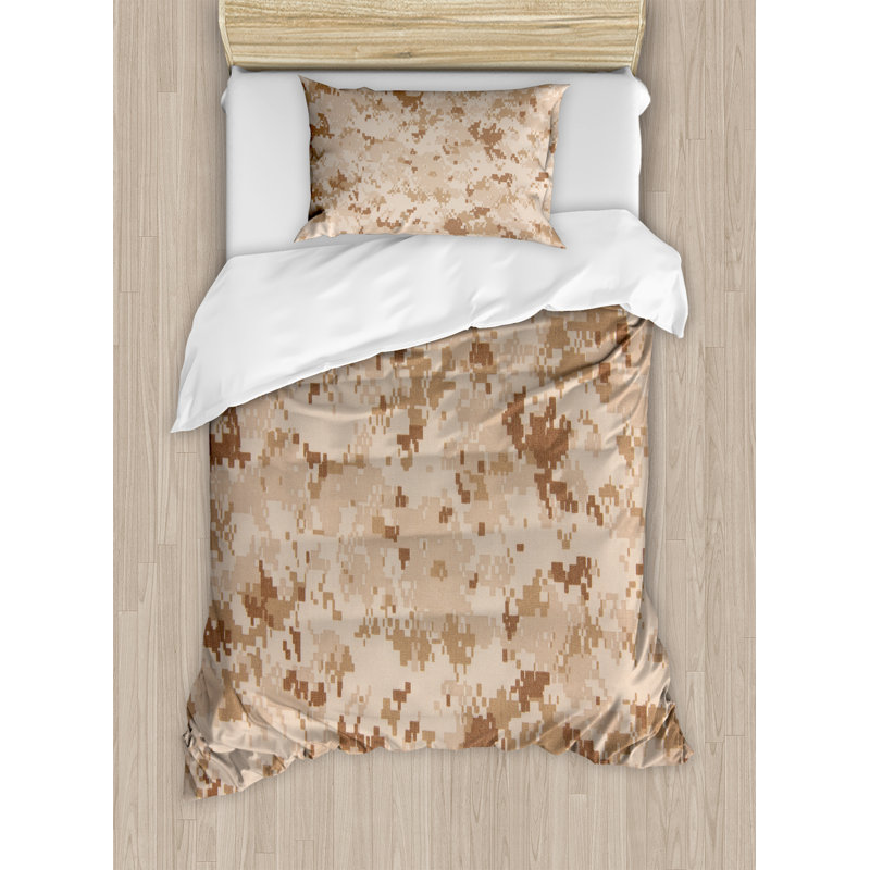 Camo Eclectic Camouflage Duvet Cover, Twin