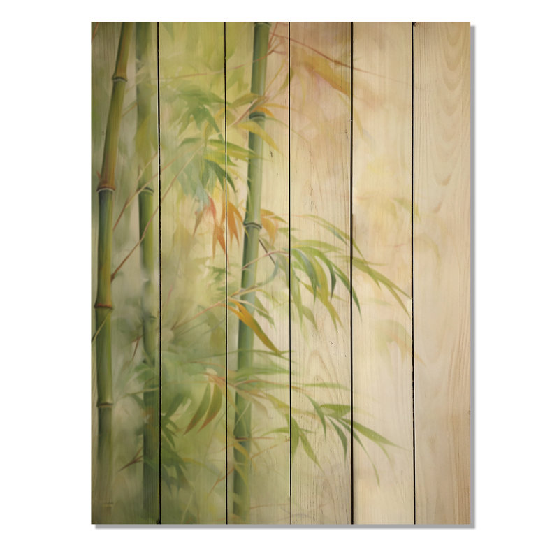 " Bamboo Romantic Dream IV ", 20" H x 10" W x 0.78" D