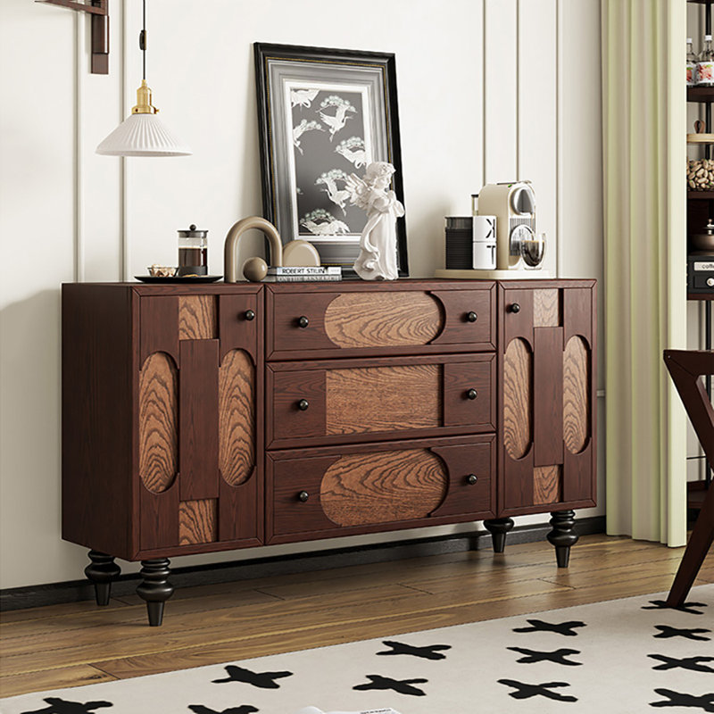 Buffet haute qualité et grande capacité, Sienne / bois robuste